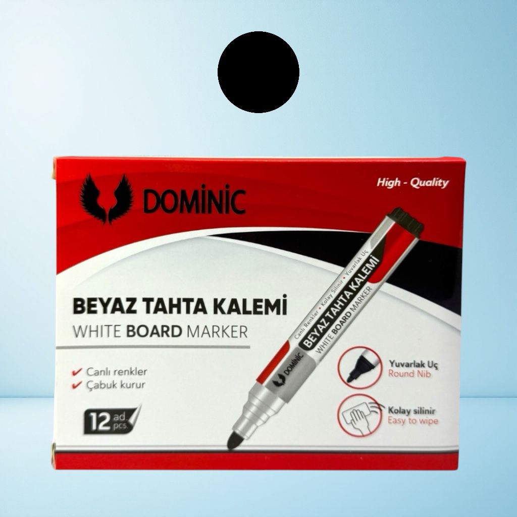 SİYAH TAHTA KALEMİ 12’Lİ PAKET